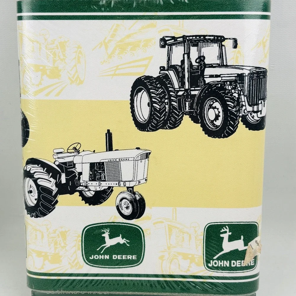 John Deere Vintage Tractor Wallpaper Border Lot of 2 Self-Adhesive 5 Yds Springs